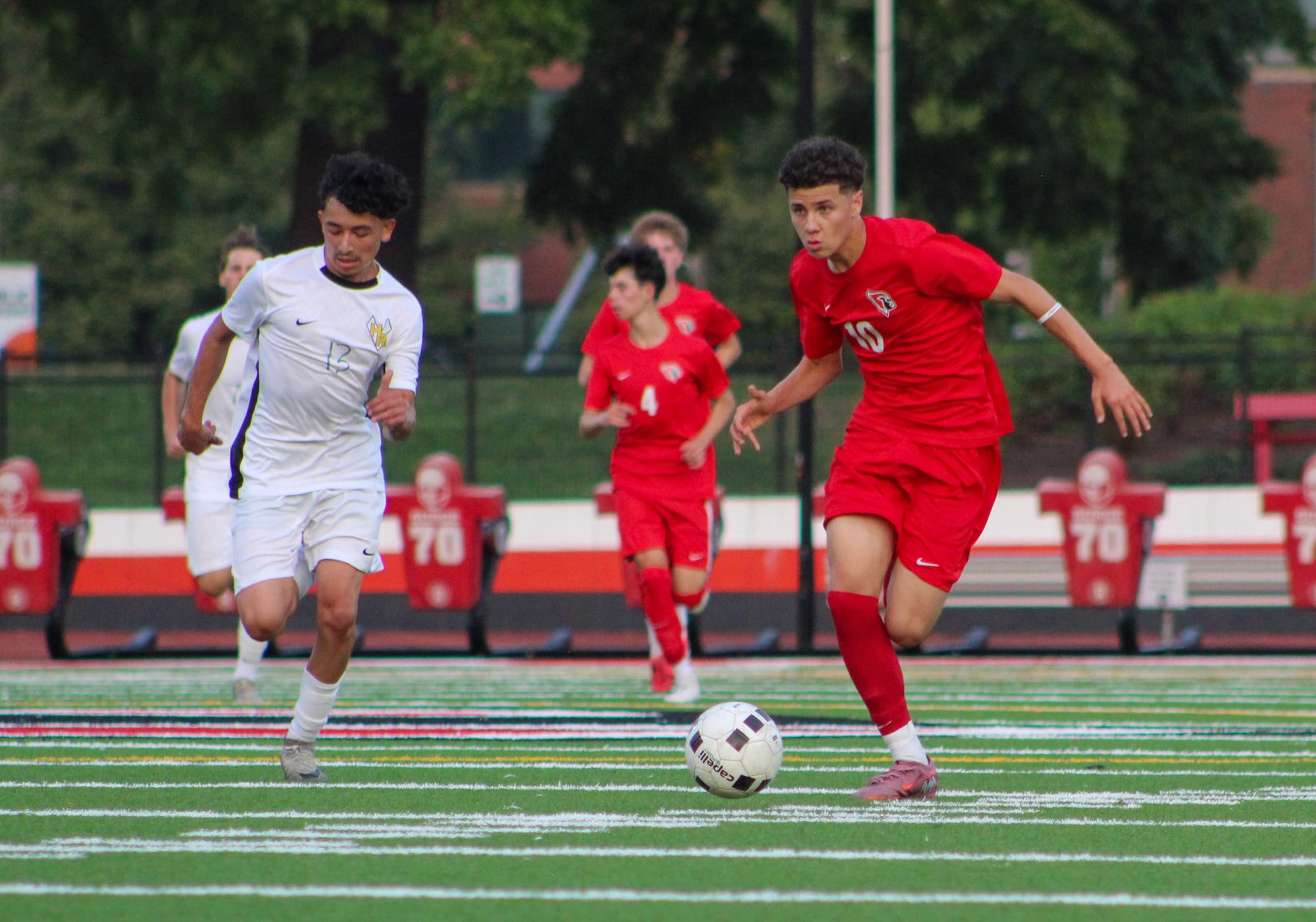 Lincoln boys soccer opens season with 7-0 blanking of Hood River Valley